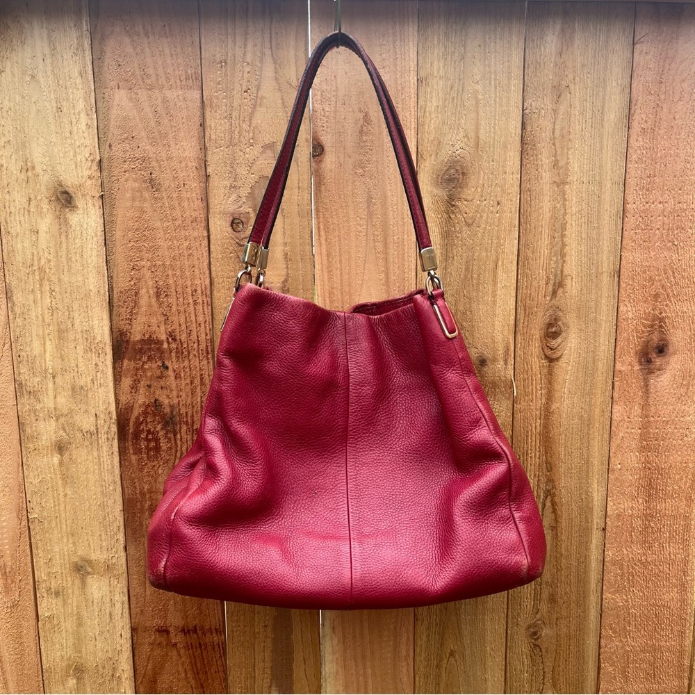 Coach 26224 Madison Pheobe Pebbled Leather Bag